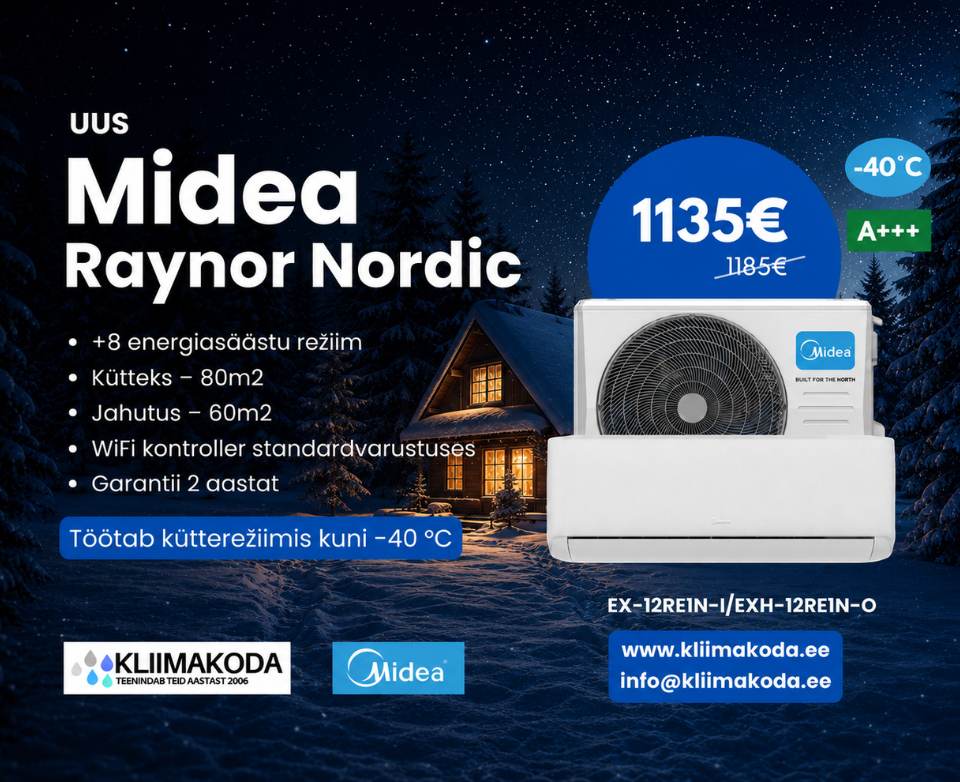 Midea raynor nordic soojuspump
